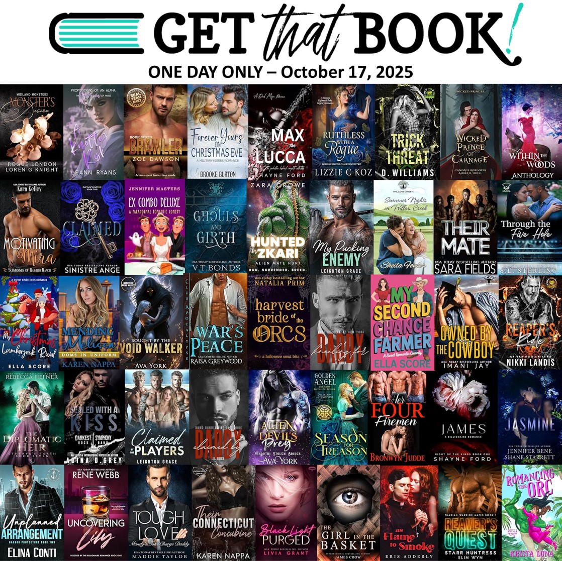 ★ Get That Book - Discounts, Deals, and New Releases ★

Find new releases, deals, and FREE BOOKS!

For one day only, an incredible group of authors are bringing you new releases and ebook deals! 
Download your new favorite book here: gtbpromotions.com