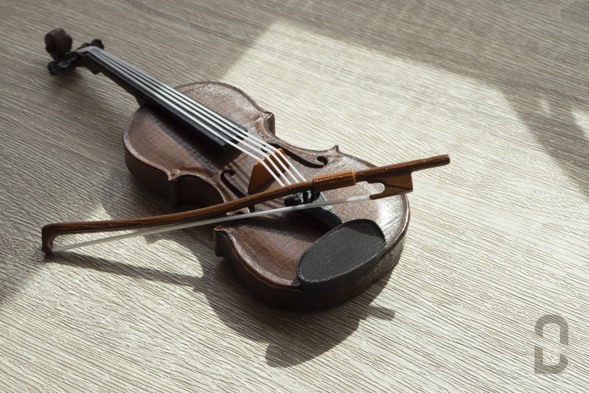 thelink3Ddotcom's tweet photo. A recent(ish) project of an ornamental violin, #3Dprinted in woodfill and PLA. For more info on our 3D printing services, visit: https://t.co/C9oHNKkwnX https://t.co/JWMjOAx4YM