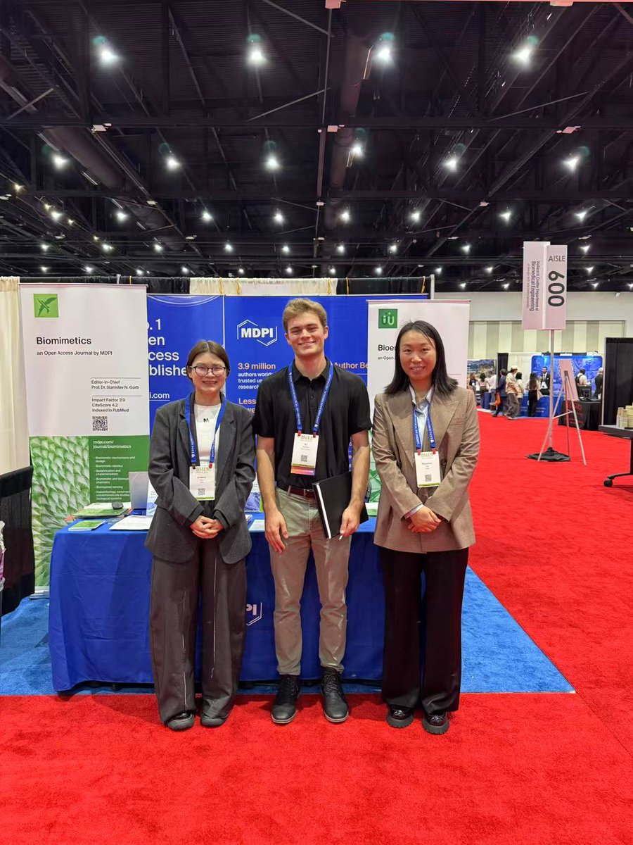 Bioeng_MDPI's tweet image. 🎊 Back from an inspiring BMES 2025 Conference! Our team engaged in fruitful discussions with leading researchers, guest editors, and editorial board members. 👏
#MDPI #Bioengineering #BMES2025
