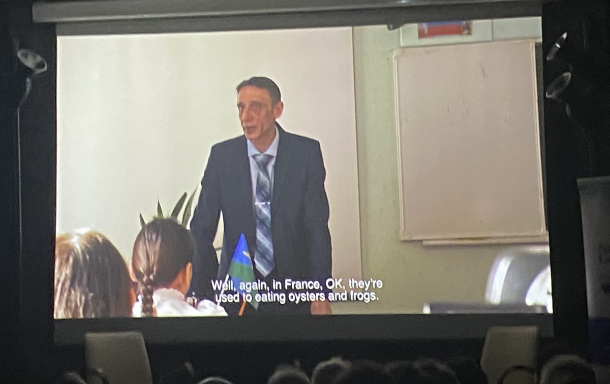 laviniasabbott's tweet photo. At last night's @frontlineclub screening of the fantastic documentary Mr Nobody Against Putin followed by a Q+A with the director. The film follows Russian schoolteacher Pavel as he bravely exposes rising militarism in his school, risking everything by doing so. On @BBCiPlayer https://t.co/gouIto0TsA