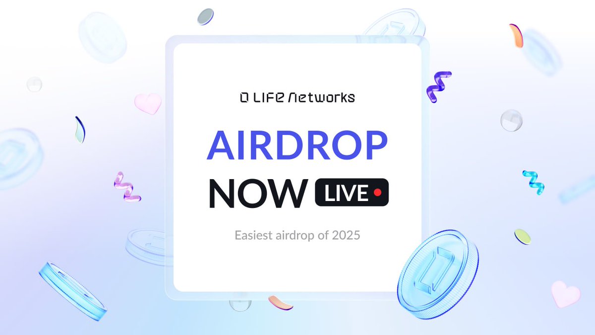 🚀 LIFE Networks Airdrop is NOW LIVE!

✨ Sign up in seconds with Google—no wallet needed
💰 Earn Points with simple health data!
🎁 Early birds get exclusive bonus rewards

Start earning now 👇
🔗airdrop.lifenetworks.io

#LIFENetworks #HealthTech #MedTech #DigitalHealth #AI