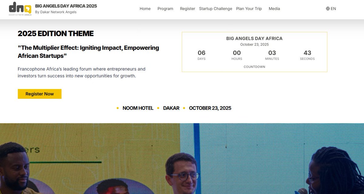 Dear friends,

<a href="/onenine_dev/">OneNine</a> will pitch at Big Angels Day Africa 2025 in Dakar.

Come watch us win! 😃