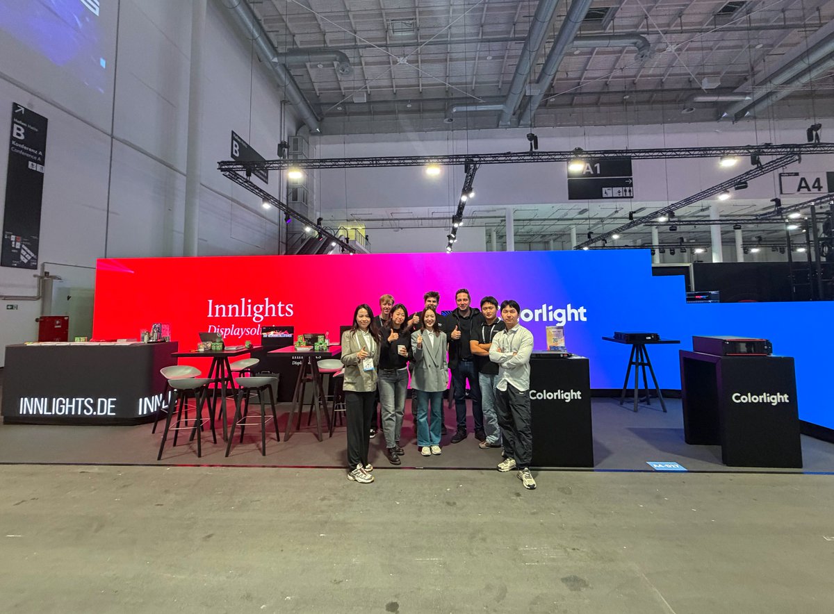 colorlightcloud's tweet image. #LEaTcon25 in Hamburg was a resounding success! 

A huge thank you to all the visitors and partners who stopped by the Colorlight  &amp;amp; Innlights Displaysolutions booths. 

We can&apos;t wait to explore more possibilities in visual innovation with you. 

#Colorlight #LEaTcon25 #Innlights