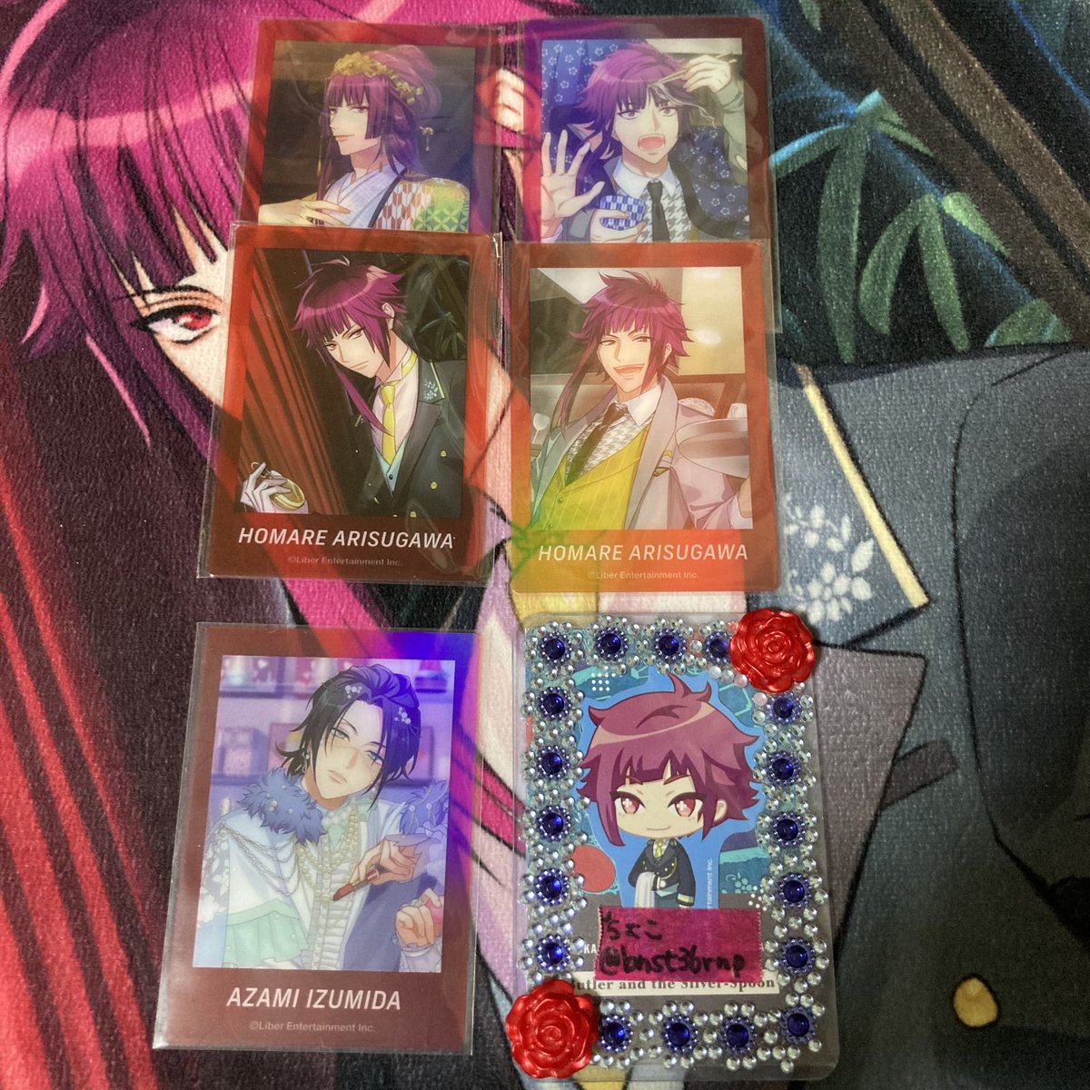 【交換】A3 ぱしゃこれ vol.1 vol.4

譲
箔押し 十座 ガイ 太一 臣
ノーマル 万里 十座 太一 臣 左京 紬 丞 密 ガイ

求 画像3 誉 莇

箔押し:vol.3 開花後誉♾ vol.4 開花前誉1 枚探しています

ノーマル:開花前は開花後含む半数以下の交換のみ

開花前⇔開花前後
開花後⇔開花後
別ポストに特典あり
