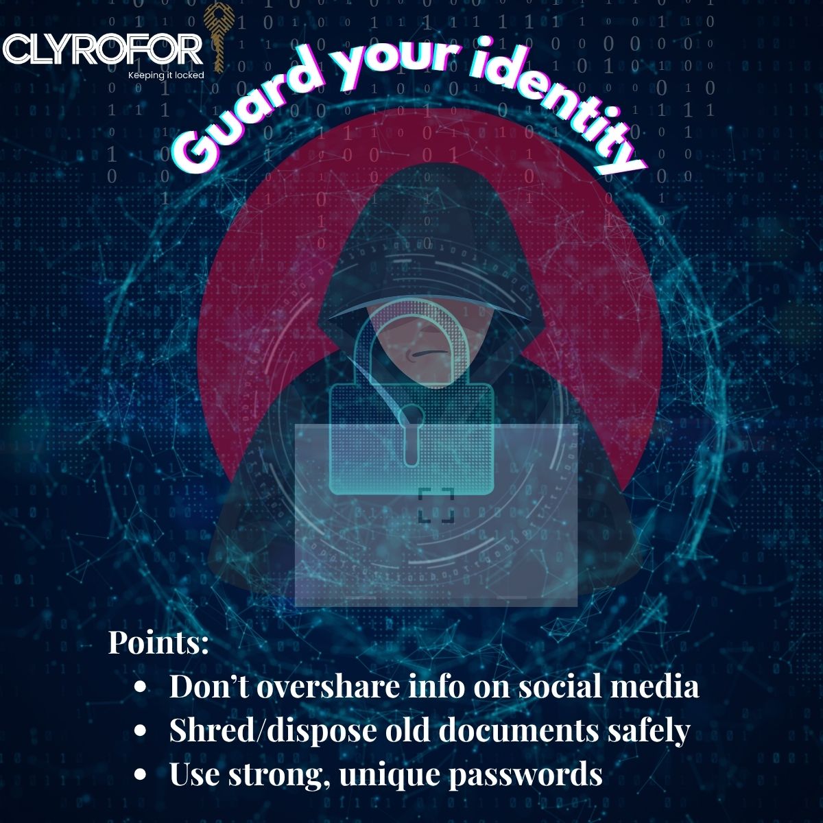 Your personal information is valuable; protect it like a password.
Be cautious of what you share online, use strong authentication, and always verify before you trust.

Stay alert. Stay secure.

#CyberSecurity #IdentityProtection #CyberAwareness #DataSecurity #StaySafe