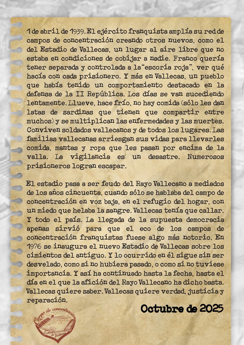 Vallecas quiere saber. Vallecas quiere verdad, justicia y reparación.