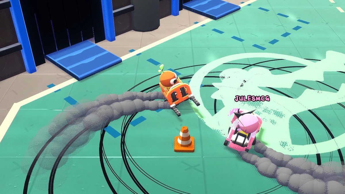 🏗️大ヒット山登りゲー『PEAK』の開発元が贈る新作！
ドタバタアクション『Crashout Crew』🚧💥

ブースト＆ドリフト機能付きのフォークリフトで、
スピード第一・安全第二の作業を誓います！😎🔥

store.steampowered.com/app/3583210/Cr…
#SteamNextFest #WeAreGraph