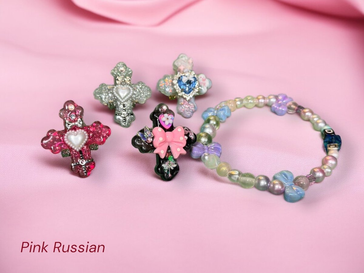 kaya1209's tweet photo. クロスリング入荷してます。

Pink Russian  handmade
🍒🍋🍦🍬🍿🥂🍸
@nyoronyoropo 

是非店頭でご覧ください🥰💓

#Pinkrussian
#ハンドメイドアクセサリー
#サブカル 
#中野ブロードウェイ 
#handmade 
#クロスリング 
#中野kaya https://t.co/u80kpXSMD4