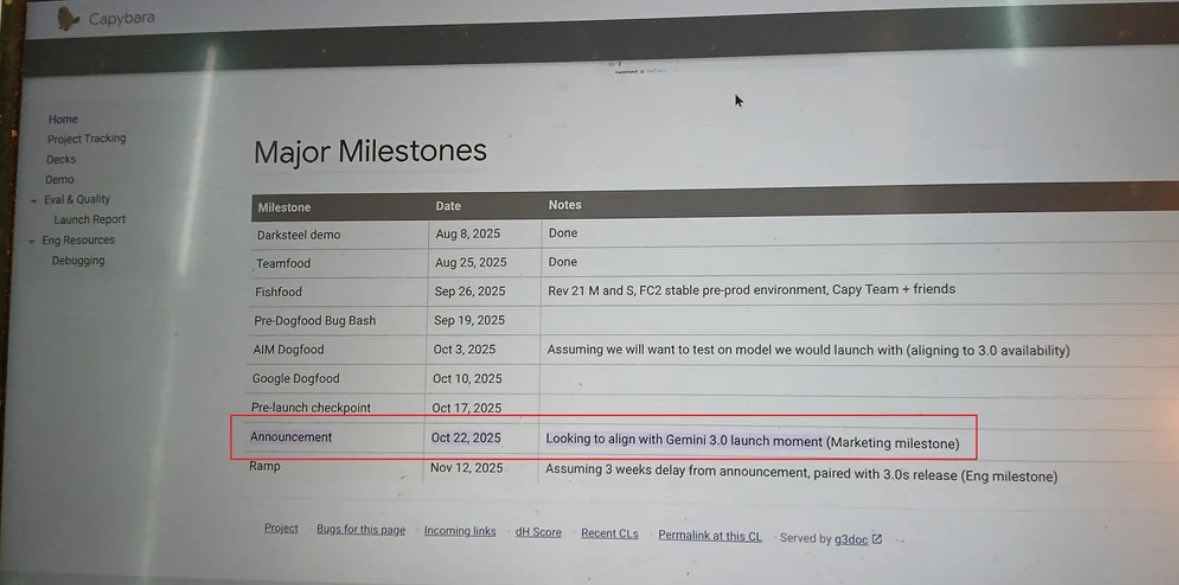 Master0x_ai's tweet image. Gemini 3.0 is coming 👀👀