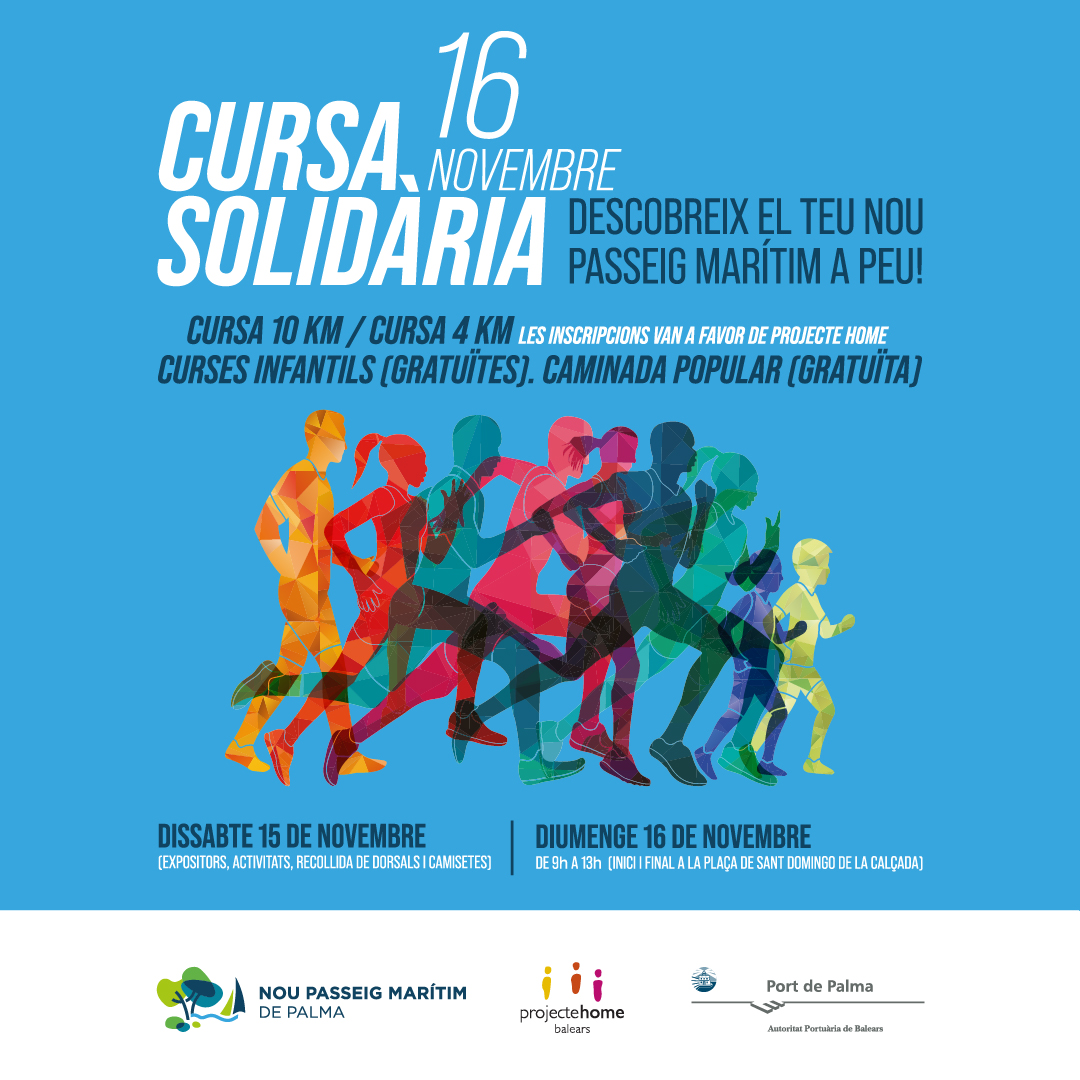 Ja està en marxa la Cursa Solidària de l’APB! 🏃‍♂️
📅 16 de novembre | Passeig Marítim de Palma
👕 Samarreta gratuïta per als inscrits
ℹ️ Info: bit.ly/3IOnY0N

📝 Inscripcions: bit.ly/3WEhTqN
 @elitechip