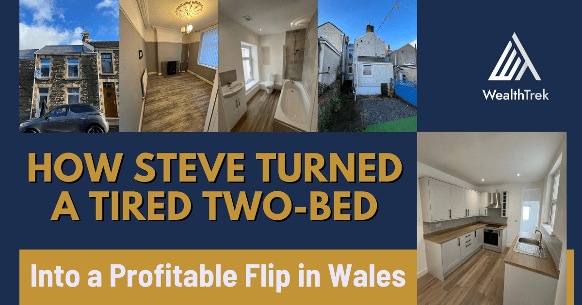 💥 From fixer-upper to profitable flip!
When WealthTrek client Steve joined one of our guided buying trips in South Wales, he turned a tired two-bed terrace into a beautiful three-bedroom home – &amp; earned £40,000 gross profit in the process 🏡

👀 wealthtrek.co.za/insight