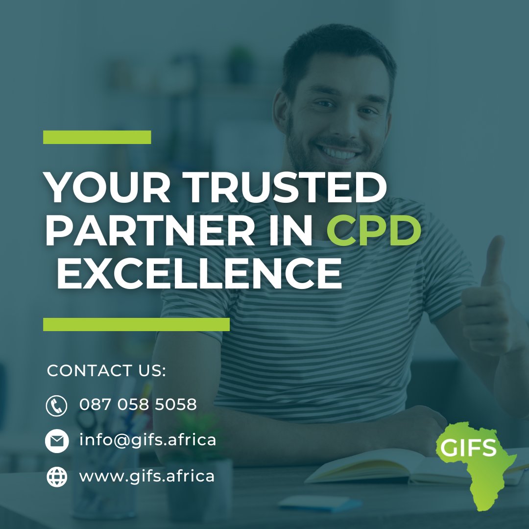 This is your October reminder that we can help you with all your CPD compliance needs. Reach out via cpd@gifs.africa #GIFSGlobal #20YearsofGIF