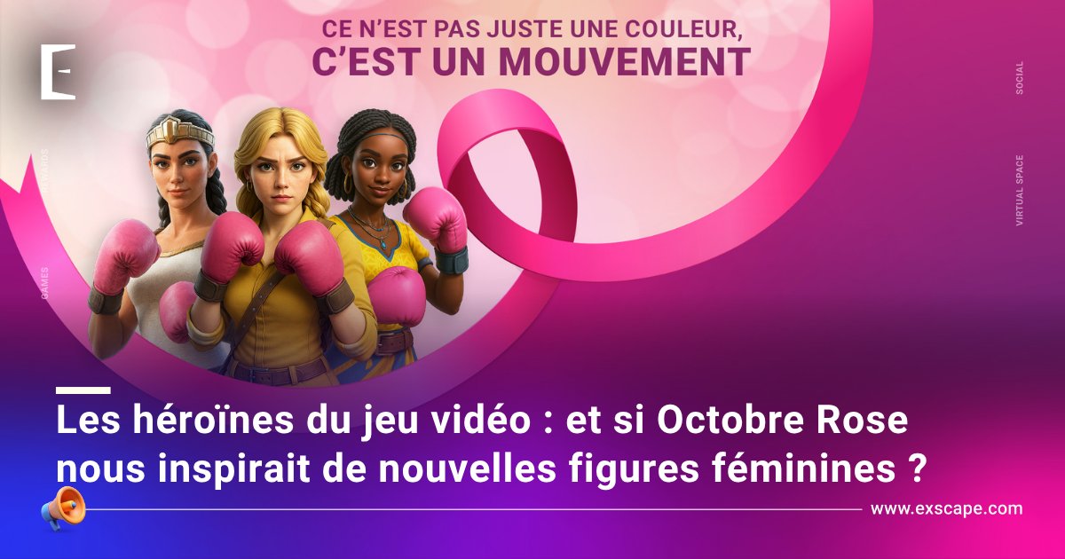 ExscapeTN's tweet image. الوردي ماهوش كان لون، هو رمز للقوّة، الأمل، والوحدة. 🌸
في Pinktober هذا، Exscape واقفة مع المحاربات، تحتفل بالناجيات، وتكرّم الذكريات اللي تفكّرنا بأهمية التوعية.
شوفوا كيفاش نحولو الهدف إلى فعل 👇
🔗 exscape.com/fr/les-heroine…
#ExscapeCares #Pinktober2025 #التوعية_بسرطان_الثدي…