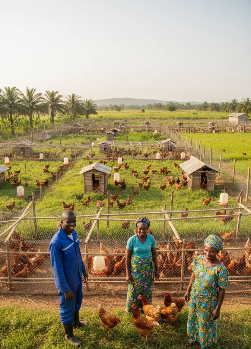 TOP 10 MISTAKES NEW POULTRY FARMERS MUST AVOID

1. Starting Without a Plan  
   Jumping in without knowing costs, goals, or market leads to failure.

2. Overcrowding Birds
   Too many birds in a small space leads to stress, disease, and slow growth.

3. Poor Housing  
   Leaky,