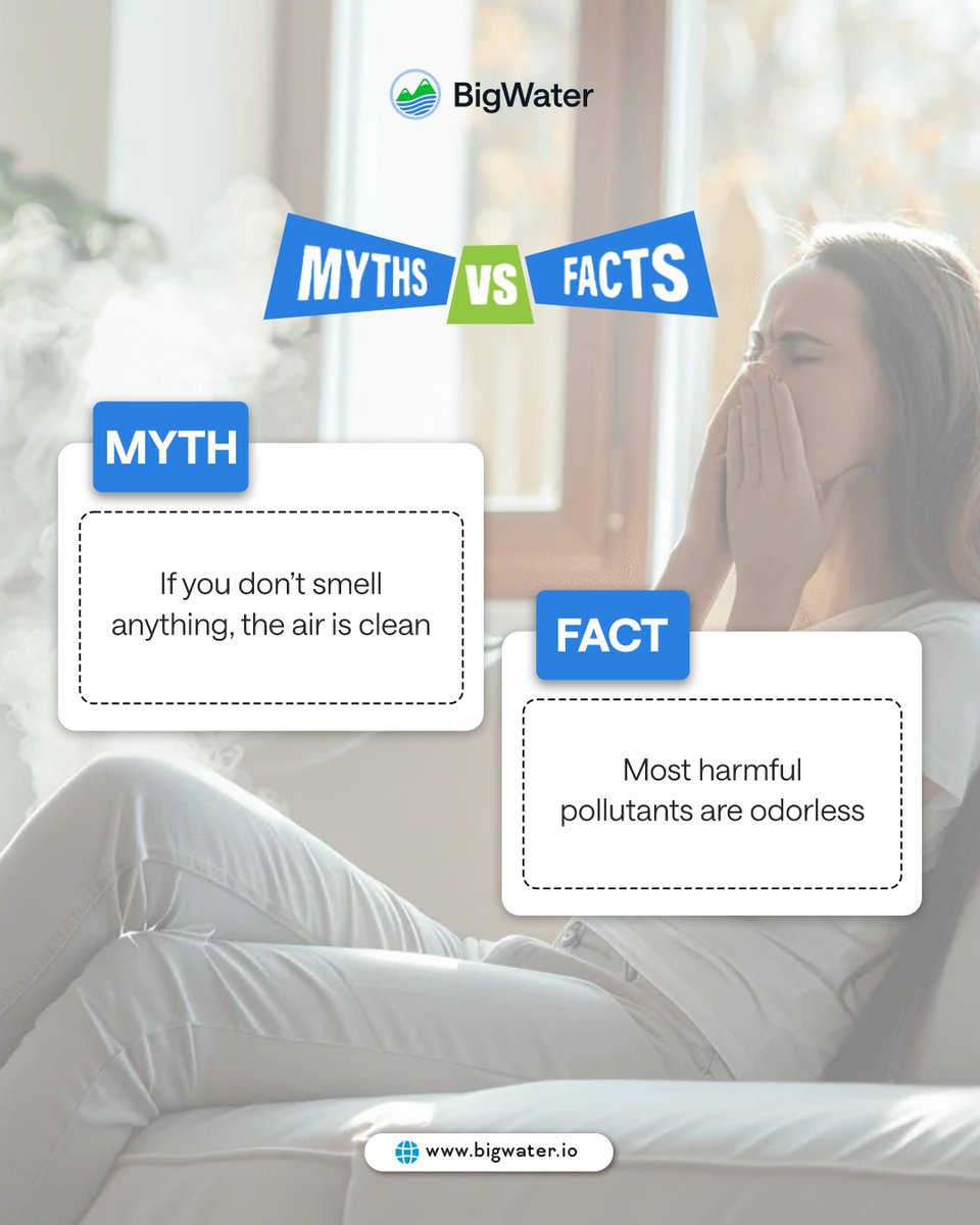 No smell doesn’t mean safe. Carbon monoxide, VOCs, fine dust, and allergens can exist silently in the air, damaging health over time.

With Bigwater’s smart air purifier, you don’t have to guess. It detects invisible pollutants, adjusts automatically, and rewards you while