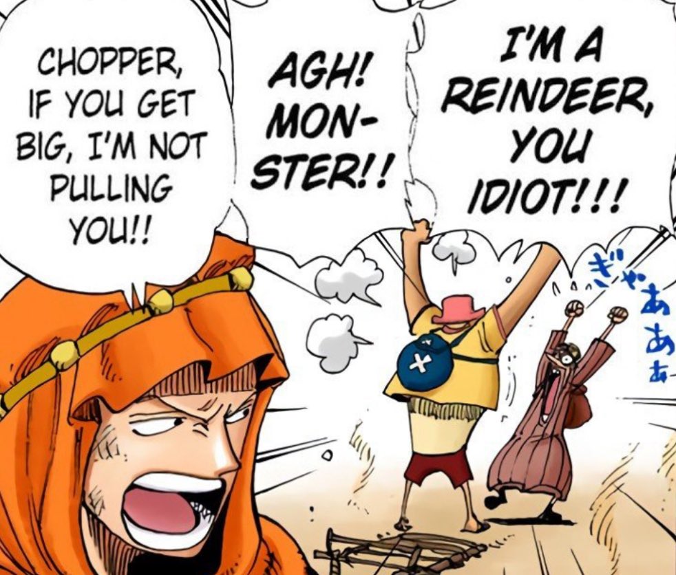 daily_zoro's tweet image. I love how zoro is always talking care of chopper