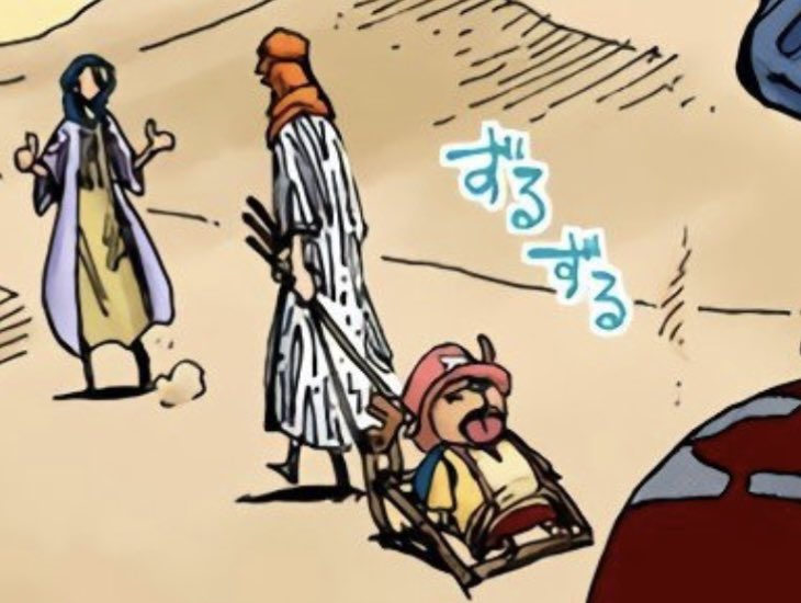 daily_zoro's tweet image. I love how zoro is always talking care of chopper