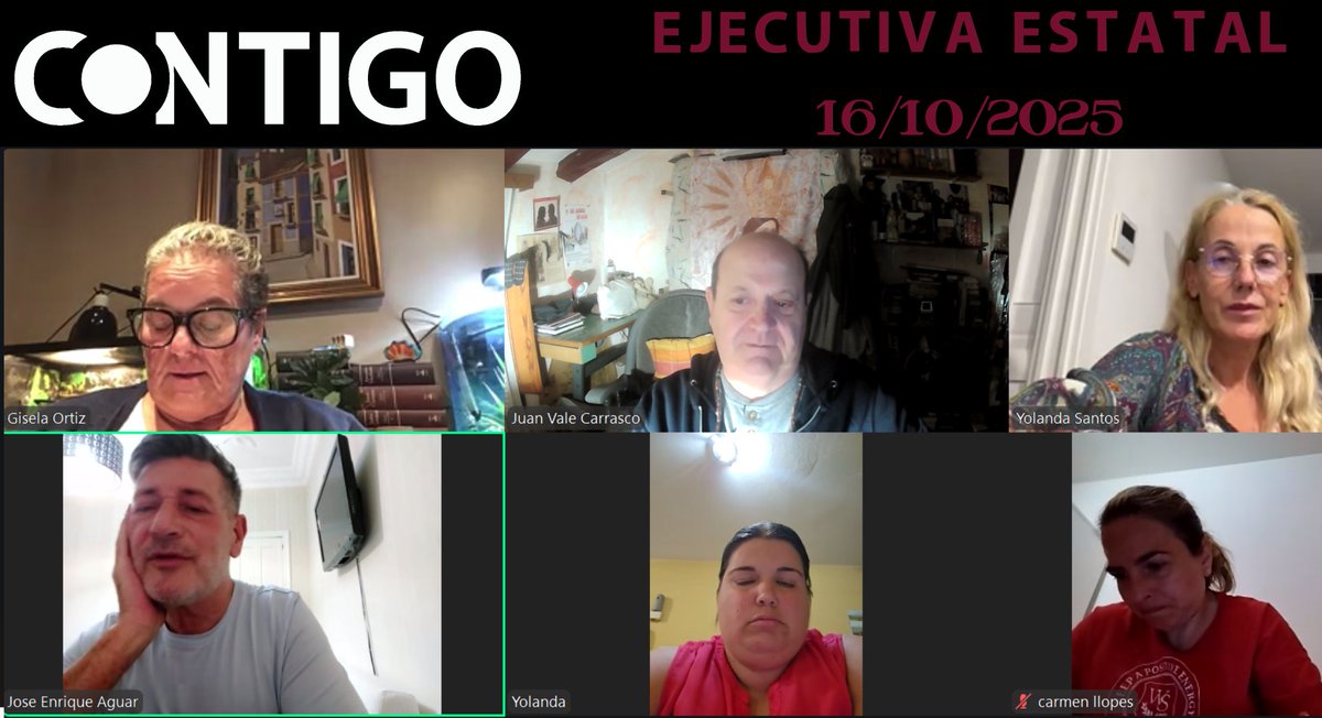 Ayer se celebró la Ejecutiva Estatal de C●NTIGO. 🗣️ Abordamos temas clave de gestión económica 💲, funcionamiento diario y, lo más importante, ¡planificamos el trabajo para los próximos 2 años de cara a elecciones municipales!💪 #CONTIGO #Politica #EleccionesMunicipales #Trabajo