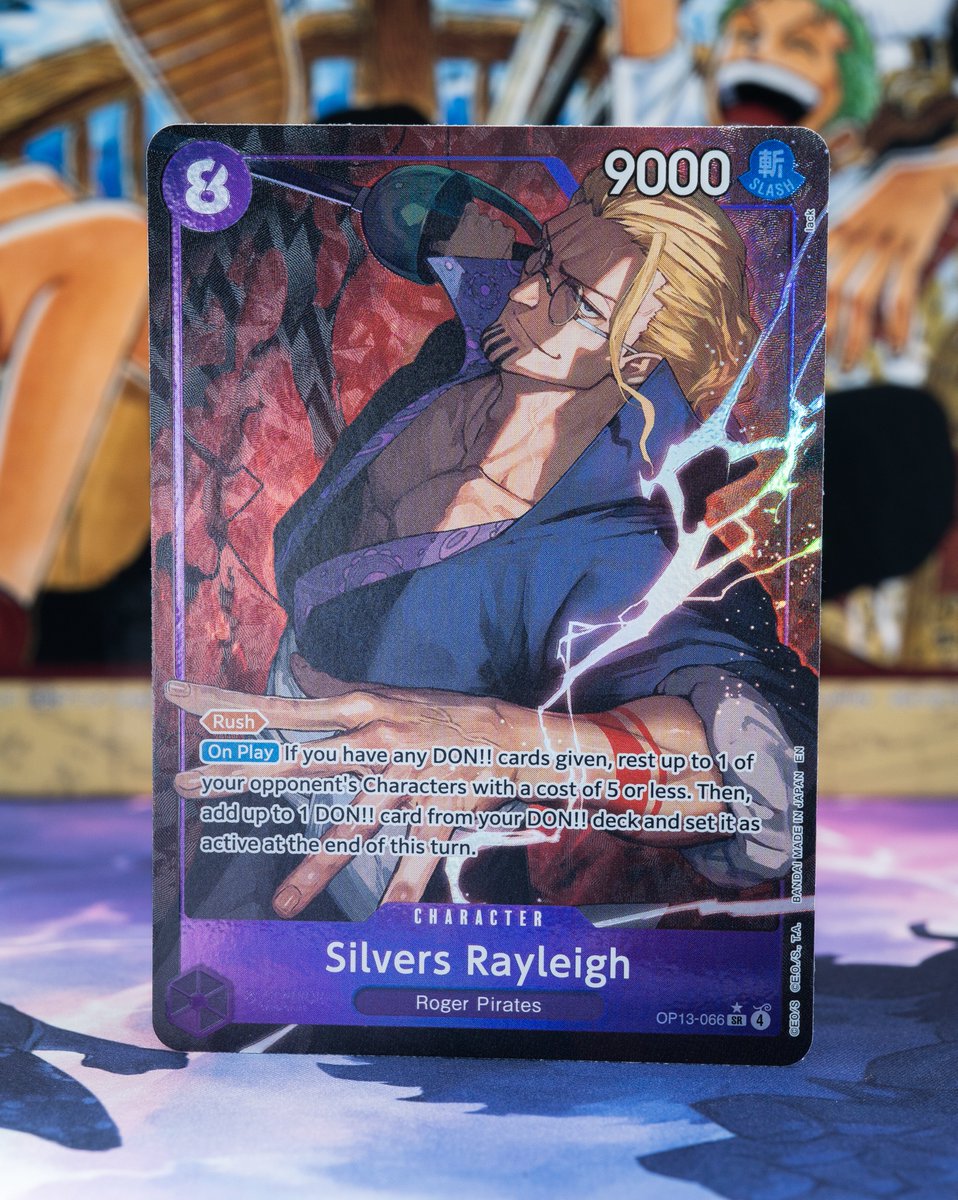 OPCG BOOSTER PACK -CARRYING ON HIS WILL- [OP-13] CARD REVEALS: One Piece  Pirates! The Roger Pirates type cards in this set include the crew of  course! OP13-066 Silvers Rayleigh Check out the