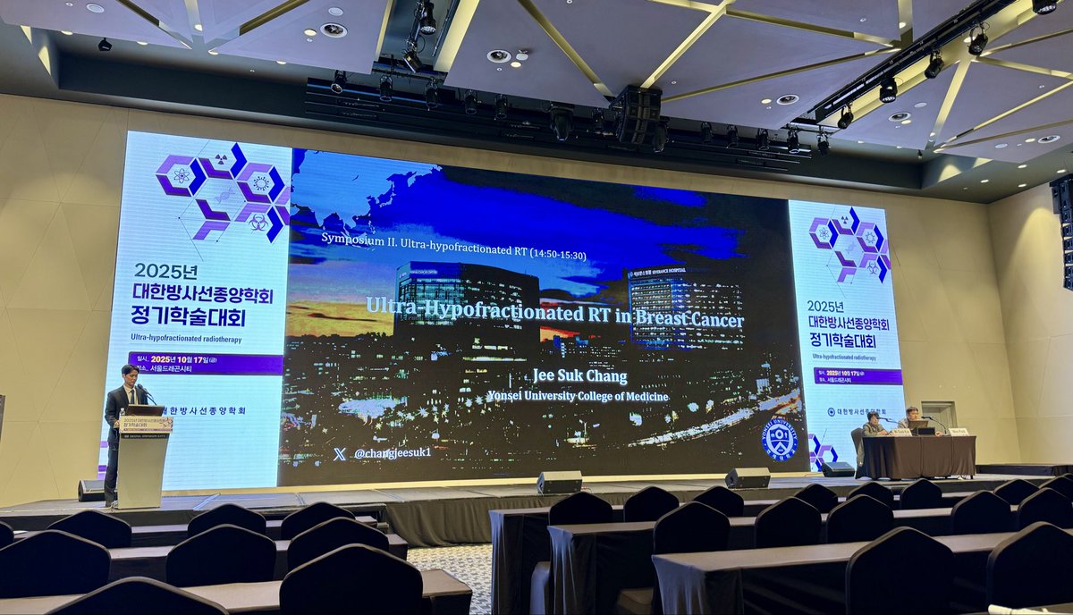 lthoon0420's tweet image. This year's KOSRO Conference featured a seminar on ultra-hypofractionated RT, with JS Chang discussing breast cancer, H Nagar presenting on prostate cancer, and R Timmerman speaking about PULSAR. @changjeesuk1 @HimanshuNagarMD @BobTimmermanMD