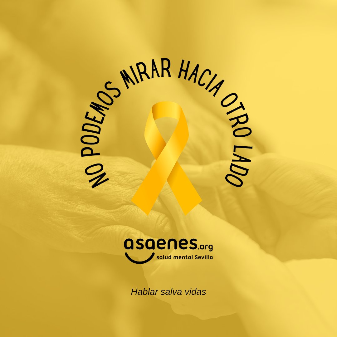 🟡No podemos mirar hacia otro lado.

🔷️Desde Asaenes Salud Mental Sevilla queremos expresar nuestra profunda tristeza, conmoción y respeto ante el reciente suicidio de una adolescente en #Sevilla.

🔷️Nuestro acompañamiento sincero a su familia, amistades y comunidad educativa