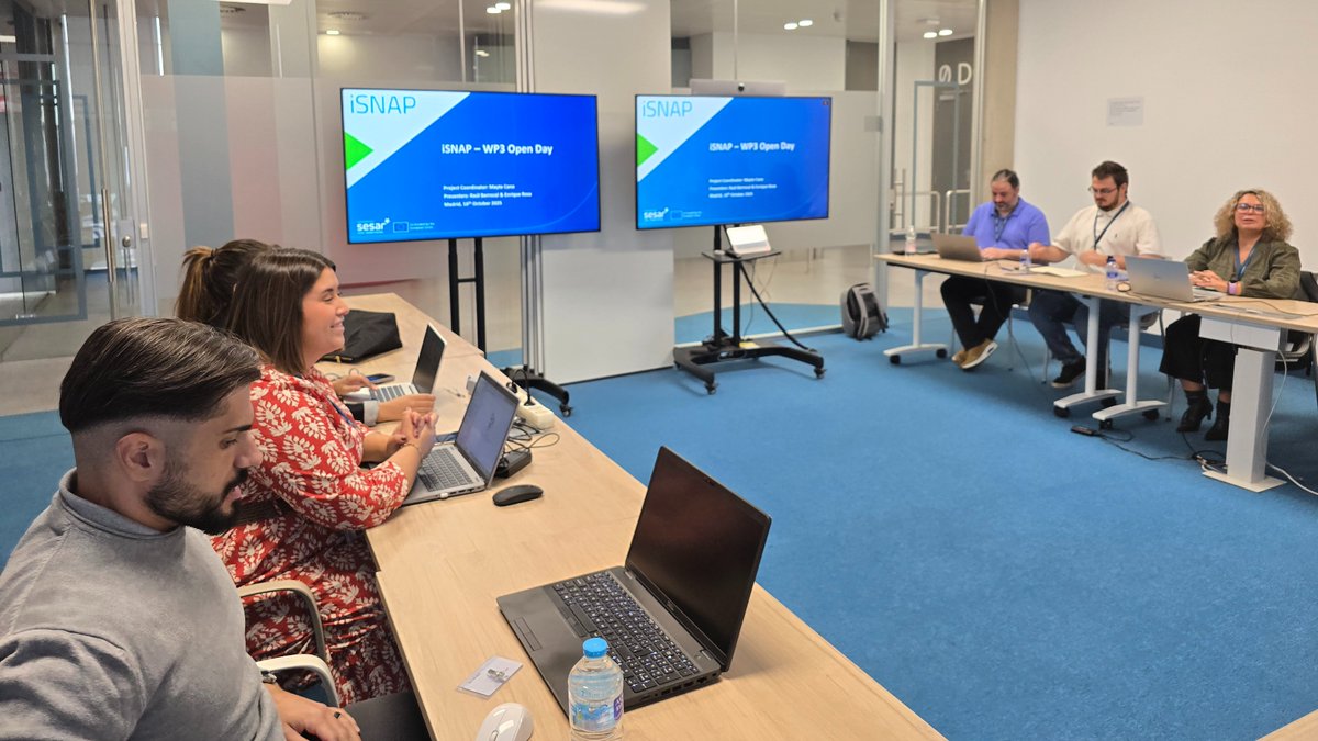 DEVICE_Project's tweet image. ✈️Yesterday, the @DEVICE_Project witnessed a significant step on the implementation of the #VirtualCentre technologies during the Open Day of its precursor project, @ISNAP_Project.
#SESAR #OroNavigacija #UkSATSE @ENAIRE @PANSA_PL @eurocontrol #CEFTransport