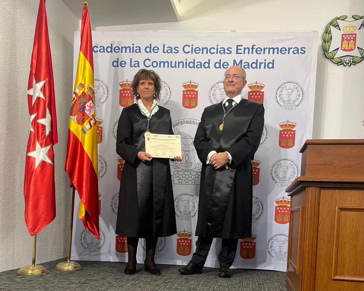 SEDISA_NET's tweet image. Enhorabuena a @bflasquetty de @ANDEorg por su nombramiento como Académica Numeraria de la Academia de Enfermería de Madrid. Un merecido reconocimiento a su trayectoria, compromiso y contribución a la profesión 👏💙 #Enfermería #ExcelenciaProfesional
