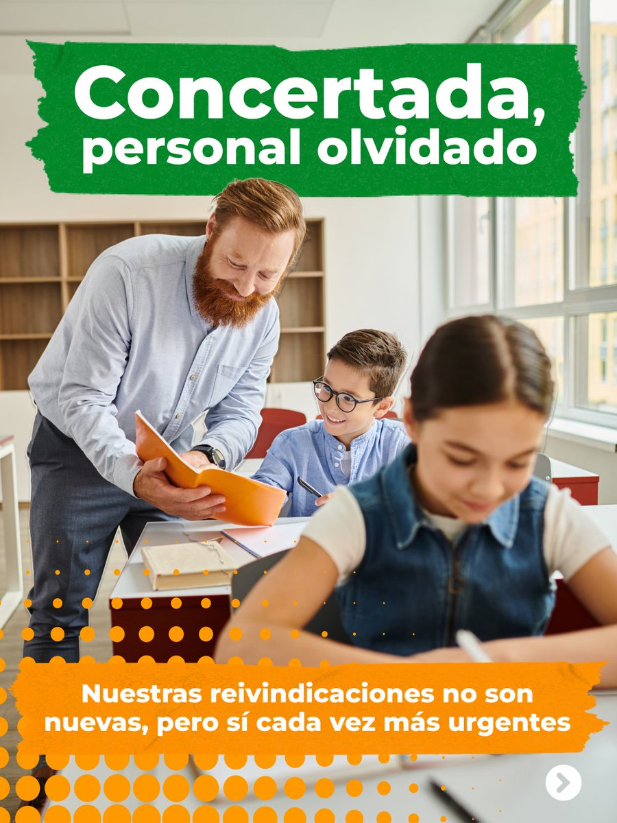 📣¿Hasta cuándo el abandono de la <a href="/educacmadrid/">Educación▪️Comunidad de Madrid</a> <a href="/EVicianaDuro/">Emilio Viciana</a> a la #enseñanza #concertada? ¡BASTA YA! #ConcertadaPersonalOlvidado

📌Lo que exigimos es justo y necesario. Aquí tienes un hilo con las reivindicaciones que defendemos. No son nuevas, pero sí cada vez más urgentes ⤵️