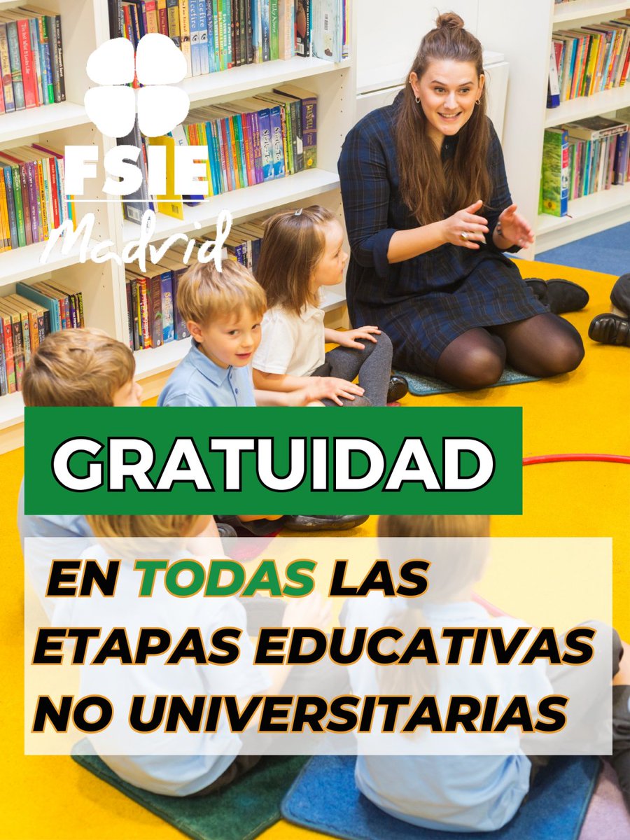 #ConcertadaPersonalOlvidado 🟢 Gratuidad en todas las etapas educativas no universitarias.