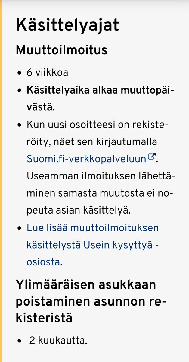 Kuusi viikkoa on kyllä aikamoinen viive. #muuttoliike

dvv.fi/-/muutto-kasit…