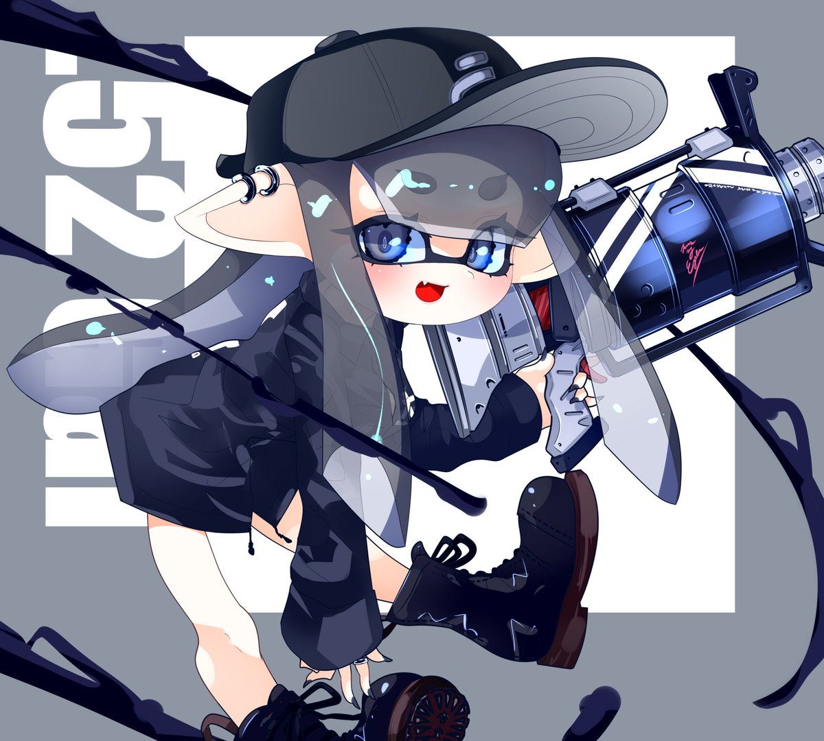 kiss_my_eyelidz's tweet photo. .52Gal re-DECO [CHILL] "An Archaic Construct" 

#Splatoon3 
#Respect4you https://t.co/DudNr6ox2h