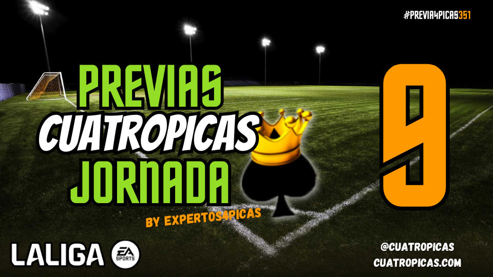 🚨🚨🚨

Entre parón y parón, vuelve al fin <a href="/LaLiga/">LALIGA</a> 🙏🏼, ya está aquí la Previa de la Jornada 9 🔥🔥

La mejor previa 🚦 de los mejores expertos 👨🏻‍💻👨🏻‍💻 en <a href="/cuatropicas/">Cuatro Picas ♠️</a> !! 🤩

Cronistas 📊 11 probables 🎯 Recomendados 🔝

Gana 🏆 tu liga con nuestra ayuda 🤓👇🏻

cuatropicas.com/2025/10/17/pre…