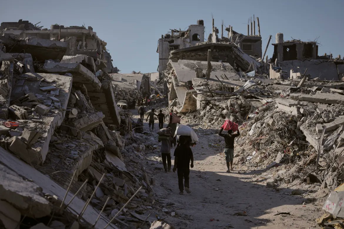 Al Jazeera English (@ajenglish) on Twitter photo Palestinians in Gaza continue to suffer a harsh struggle to access food, water, and essential medical supplies one week into the ceasefire as Israel heavily restricts the flow of aid into the enclave, contravening the deal.
— in pictures aje.io/htmc1p Palestinians in Gaza continue to suffer a harsh struggle to access food, water, and essential medical supplies one week into the ceasefire as Israel heavily restricts the flow of aid into the enclave, contravening the deal.
— in pictures aje.io/htmc1p