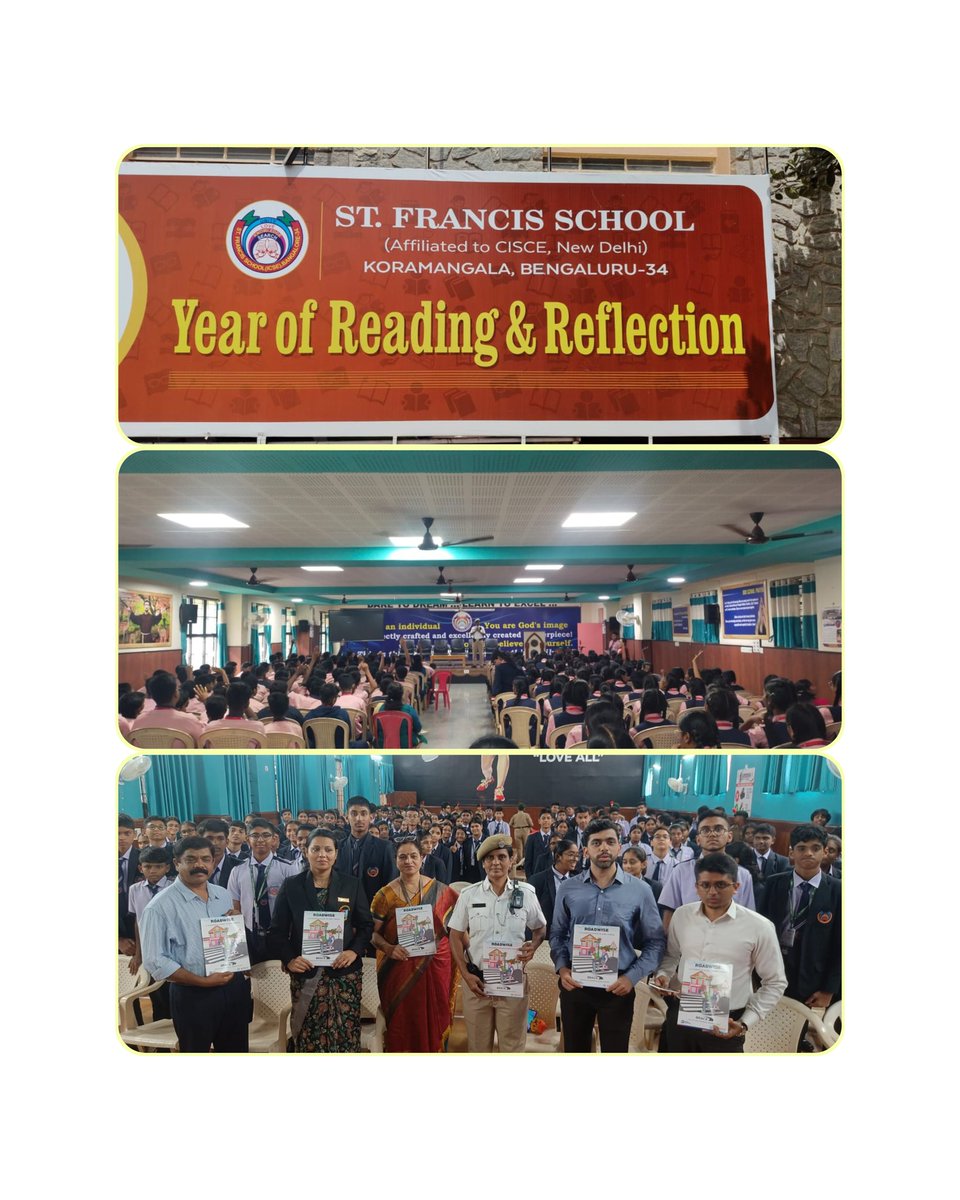 ಈ ದಿನ ಆಡುಗೋಡಿ ಸಂಚಾರ ಪೊಲೀಸ್  ಠಾಣಾ ವ್ಯಾಪ್ತಿಯ  ಸೇಂಟ್  ಫ್ರಾನ್ಸಿಸ್ ಶಾಲೆಯ ವಿದ್ಯಾರ್ಥಿಗಳಿಗೆ ರಸ್ತೆ ಸುರಕ್ಷತೆ ಮತ್ತು ಸಂಚಾರ ನಿಯಮಗಳ ಬಗ್ಗೆ ಎಸ್. ಎ. ಆರ್. ಎಸ್ ಕಾರ್ಯಕ್ರಮದಡಿ ಅರಿವು ಮೂಡಿಸಲಾಯಿತು.