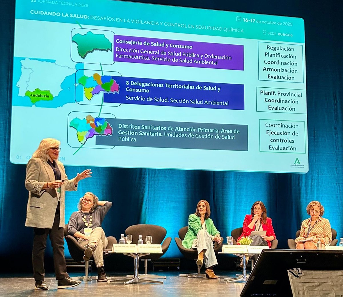 SesaTweet's tweet photo. Continuamos en la #mesa2 con Matilde Revuelta González de @saludand que va a compartir su visión sobre los avances alcanzados en seguridad química en estos 26 años en Andalucía, así como los retos pendientes.
#32jornadaSESA2025
#saludambiental
#seguridadquímica
#cuidandosalud https://t.co/2bvgpC65FM