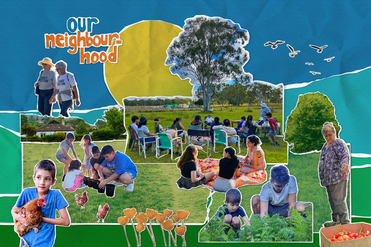 BahaiNews's tweet photo. Families in rural Queensland turn a streetside garden into a place for service and to support local biodiversity.

Full story on: https://t.co/6YljpexaI5 https://t.co/KmVxQKiEt4