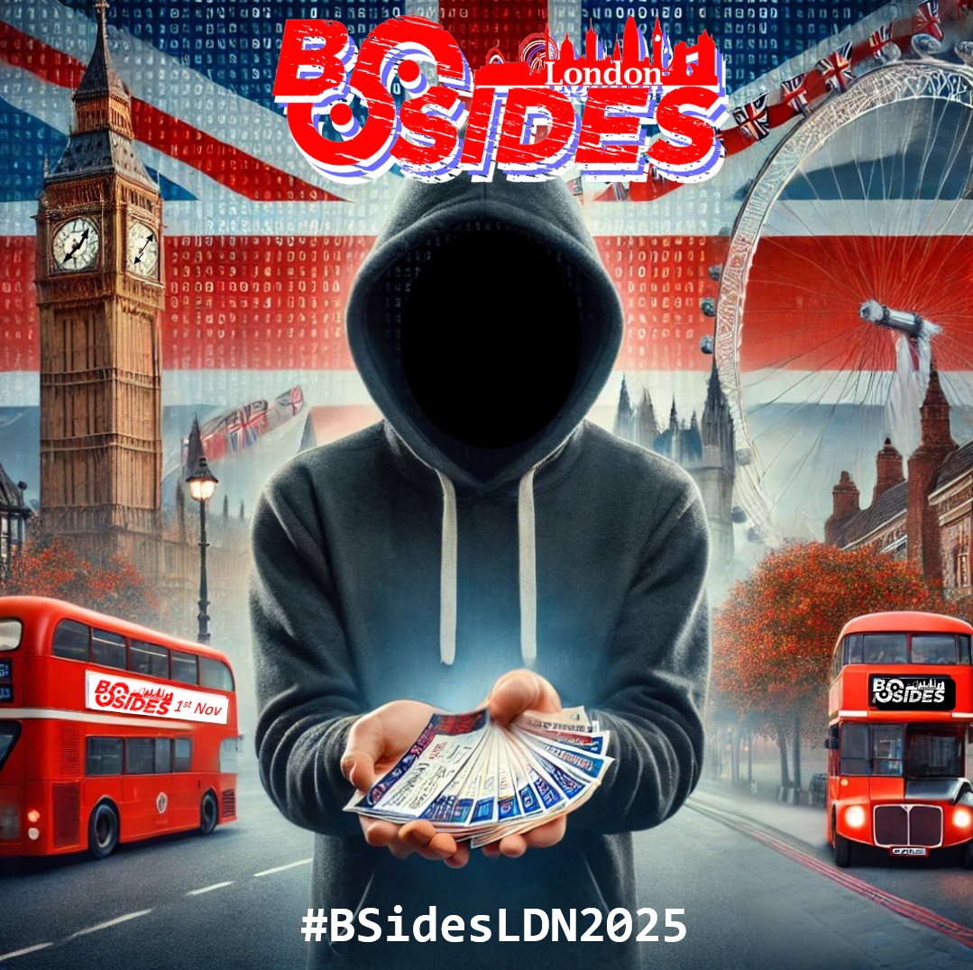 Our final ticket release is at 1337hrs on 11/11/25, they're only available on our Eventbrite page, if none are shown, they are all gone, no code is required for to get one.
If you have a ticket and can longer go, cancel your ticket so someone else can!
#BSidesLDN2025 #Tickets