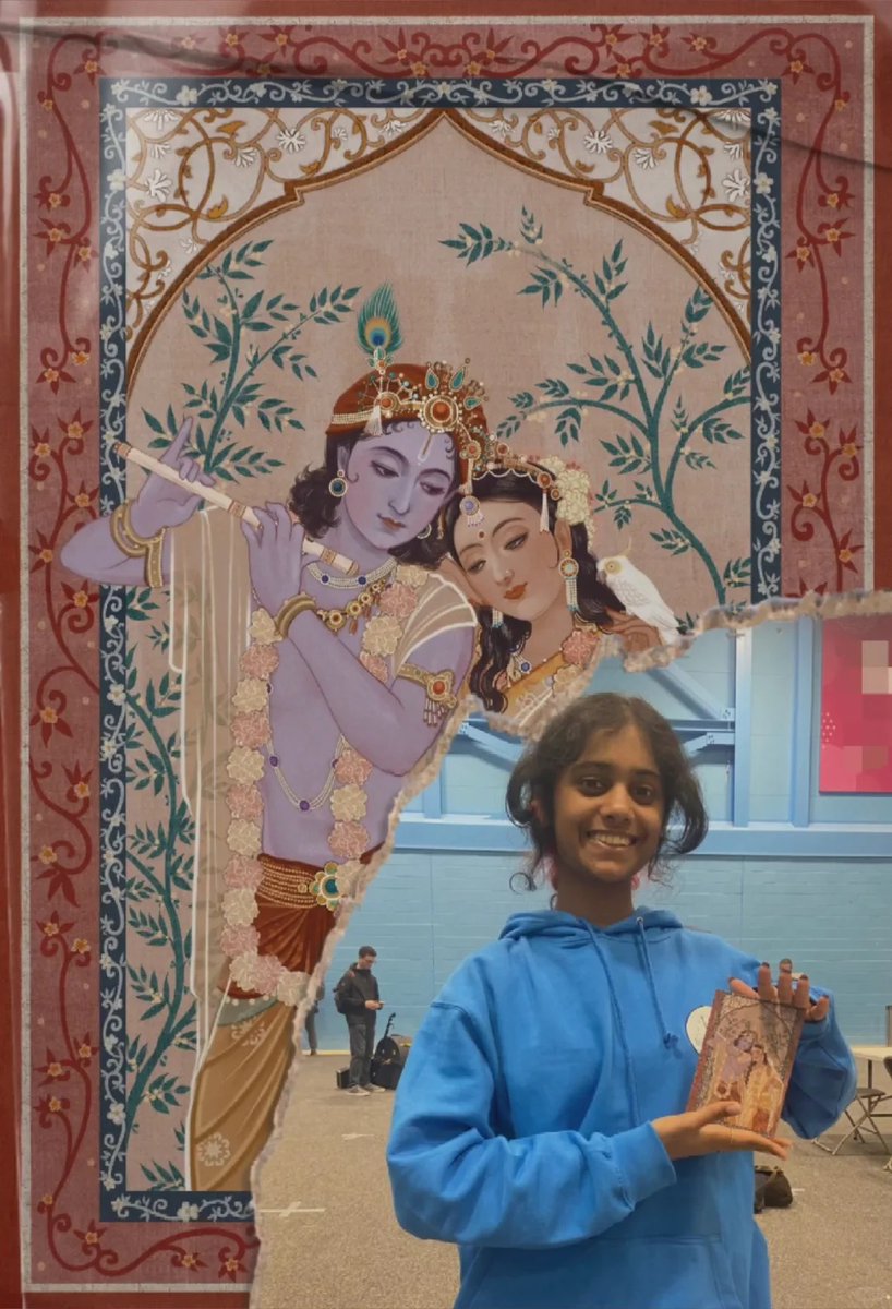 ChinaSpox_India's tweet image. From Lu Danling, a Chinese artist’s brush flows divinity —
Vishnu, the preserver of worlds,
and his radiant incarnations, Krishna and Radha,
eternal in love, eternal in art. ✨
A meeting of souls across cultures. 🇨🇳🤝🇮🇳
#Vishnu #Krishna #Radha #ArtBeyondBorders #IndiaChina