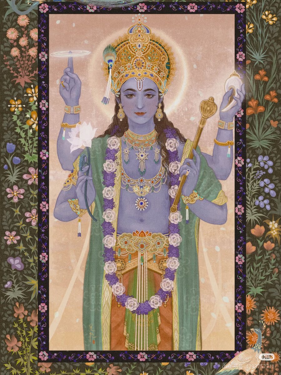 ChinaSpox_India's tweet image. From Lu Danling, a Chinese artist’s brush flows divinity —
Vishnu, the preserver of worlds,
and his radiant incarnations, Krishna and Radha,
eternal in love, eternal in art. ✨
A meeting of souls across cultures. 🇨🇳🤝🇮🇳
#Vishnu #Krishna #Radha #ArtBeyondBorders #IndiaChina