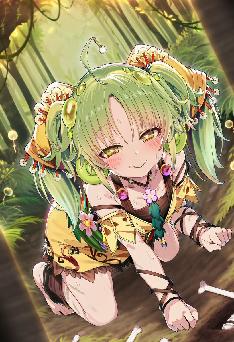 蟲惑魔生態レポートその1
研究が進み生態がわかりつつある蟲惑魔
人を捕食する事もある彼女達ですが、繁殖期が近付くと比較的森の端にも姿を表し、ツガイを探す姿が見られます。 