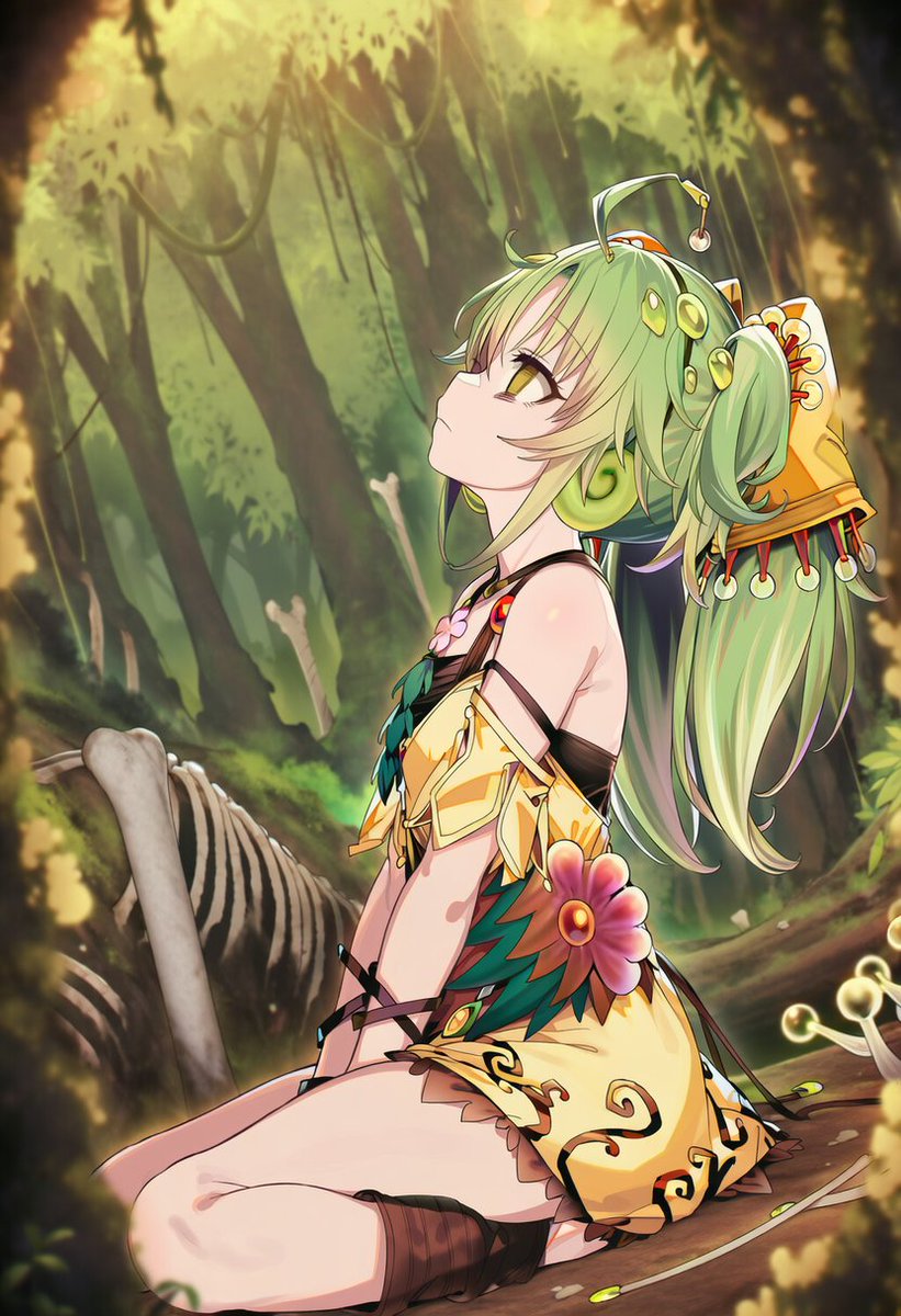 蟲惑魔生態レポートその1
研究が進み生態がわかりつつある蟲惑魔
人を捕食する事もある彼女達ですが、繁殖期が近付くと比較的森の端にも姿を表し、ツガイを探す姿が見られます。 