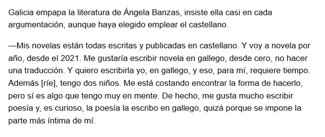 Curiosamente, para a poesía o galego normativo non lle supón un problema. Como se estiveramos en 1910, eh?