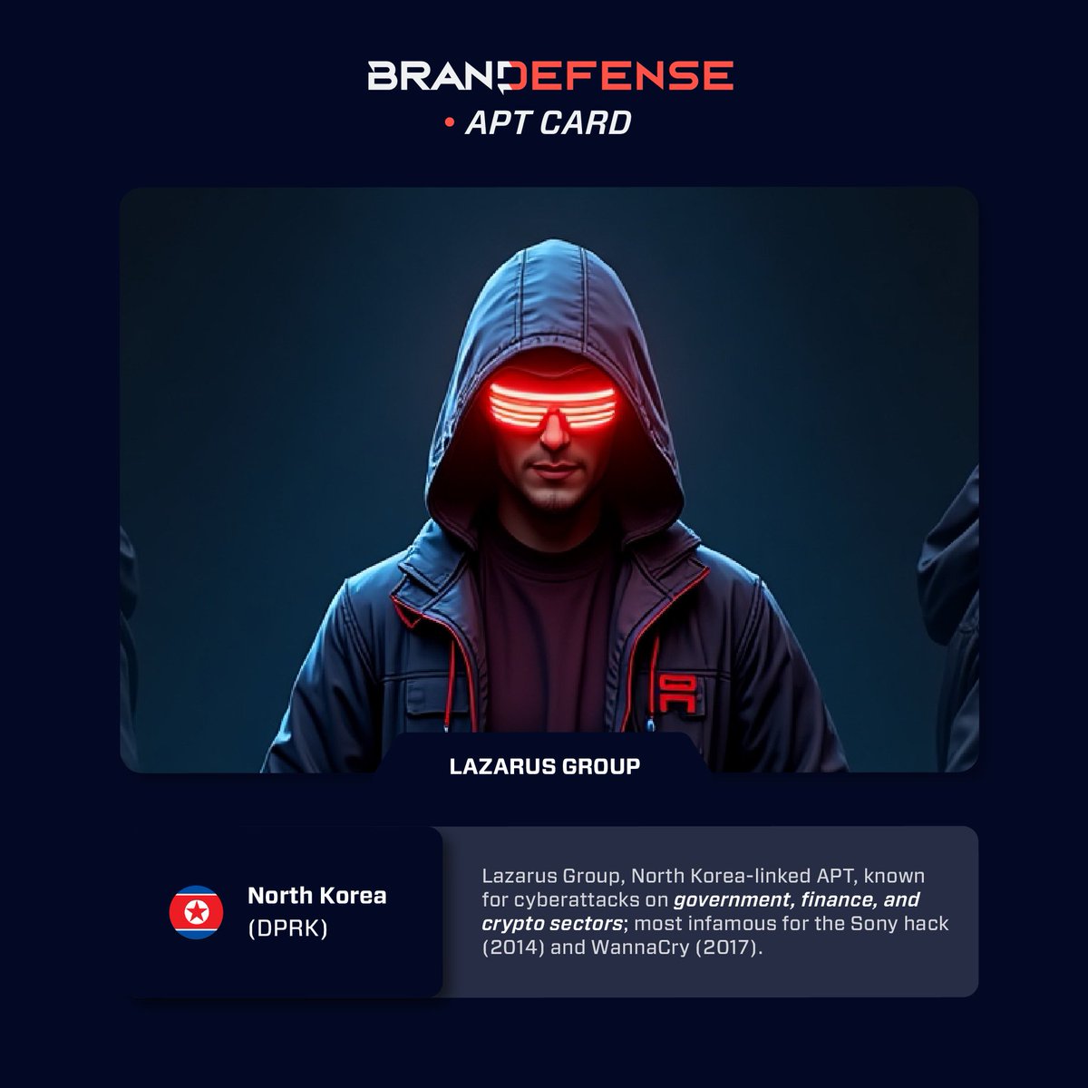 Brandefense's tweet image. They steal. They spy. They disrupt.
Meet Lazarus Group; North Korea’s cyber powerhouse behind global crypto heists and espionage campaigns.

Read our full analysis 👇
🔗 eu1.hubs.ly/H0nWJpP0

#LazarusGroup #ThreatIntel #CyberCrime #APT #Brandefense