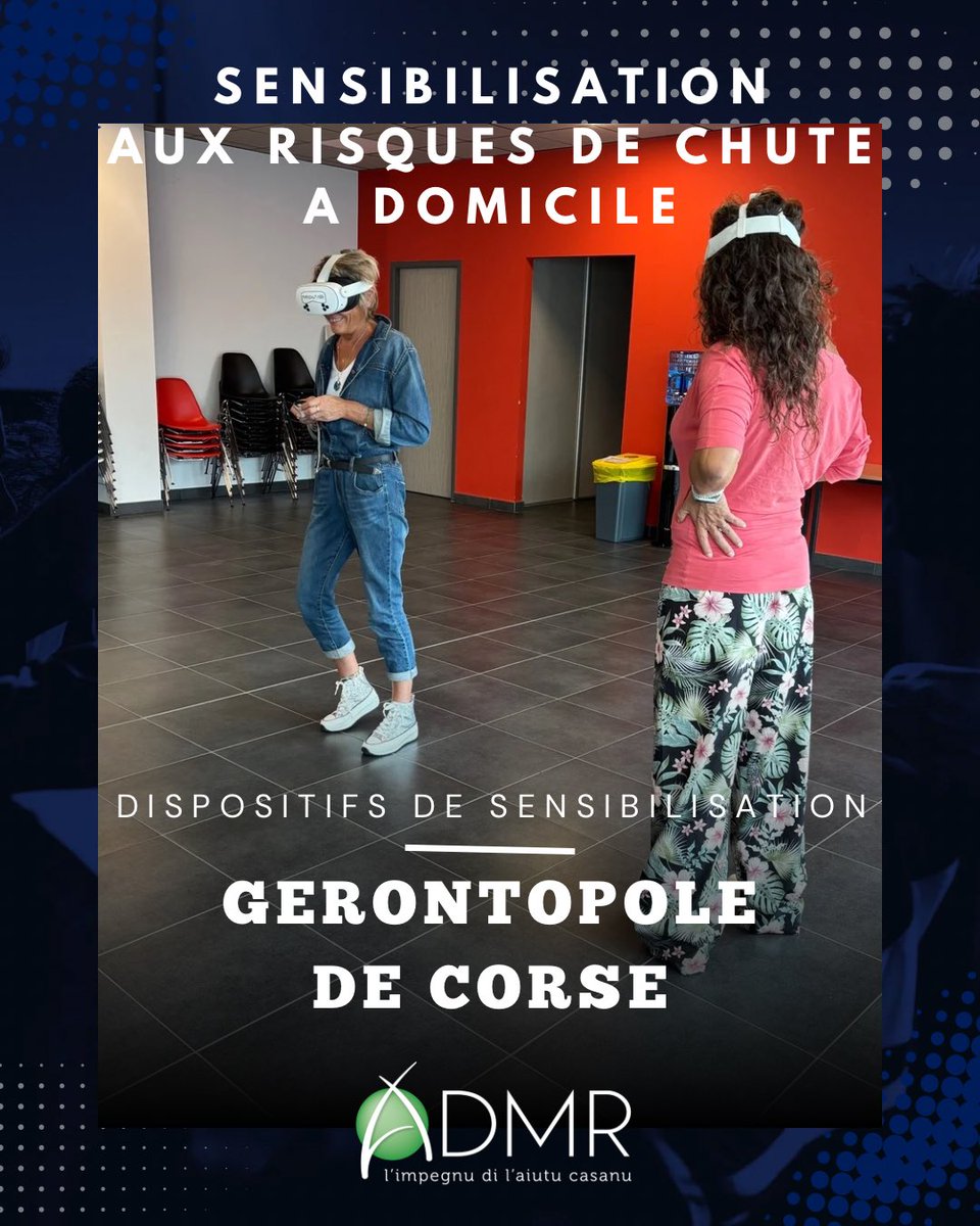 Une expérience #immersive en réalité virtuelle !
Nos intervenants ont vécu le quotidien des personnes accompagnées pour mieux #prévenir les #chutes.
Merci au #GerontopoleDiCorsica pour cette belle initiative au service du #bienvieillir !