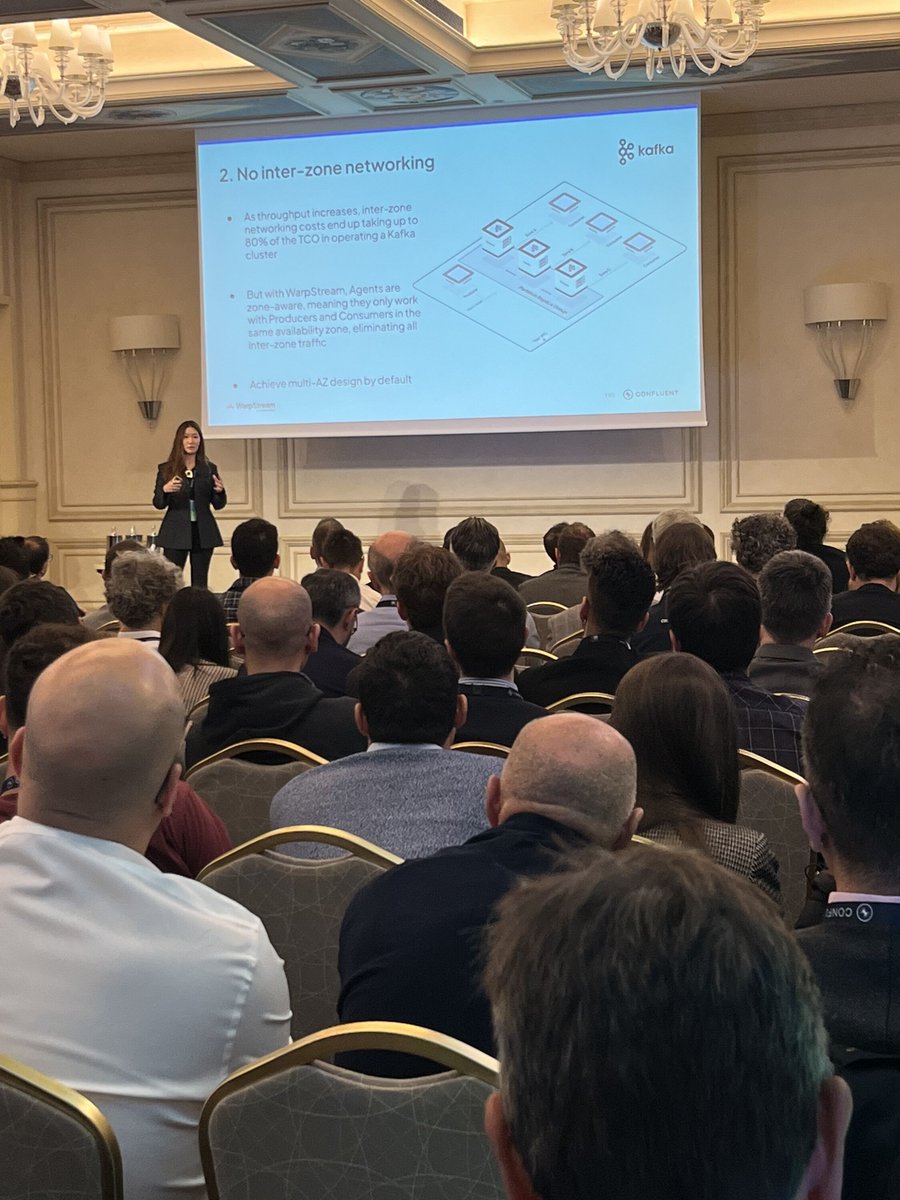 sourcesense's tweet image. Settimana densa di eventi tech! Ieri siamo stati al Data Streaming World Tour di Confluent per scoprire come aziende di vari settori, dal bancario alle telecomunicazioni, stanno sfruttando le potenzialità dei dati in tempo reale.
#Confluent #DataStreaming #ApacheKafka