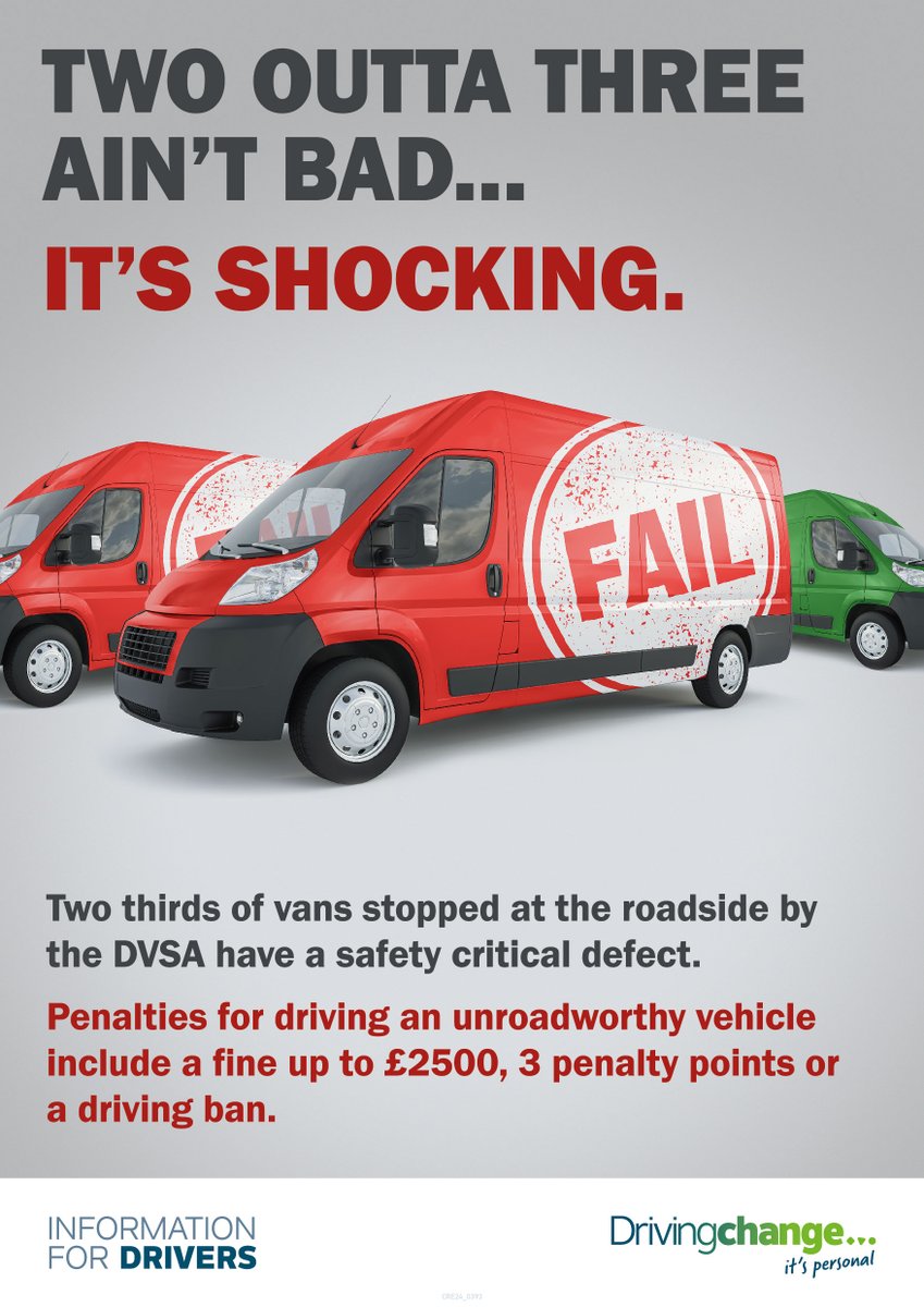 DfBBprogramme's tweet photo. Vehicle Roadworthiness📷📷📷 – does everyone understand their responsibilities?
Fleet Managers and driver managers can get our free info and resources here:
https://t.co/JOejMiYhaK
#drivingforwork #FleetManagement #fleetoperators
@Law4Transport  @WoodfinesMikeH  @theAFPUK https://t.co/MK8tl4ISVq