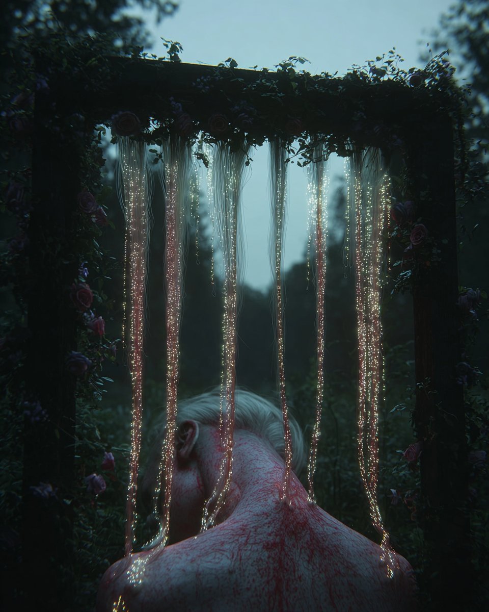 __DAMSEO__'s tweet photo. THE FOREST

____
#THEFOREST #aiart #digitalart #midjourney #SurrealHorror #AiFilm #ArtDirection 
#DAMSEO https://t.co/0pvEvzfwp2