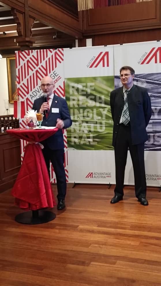 Another busy week deepening business relations between #Austria and #Malaysia.

Successful participation of Austrian companies DUMAG, KOHLBACH, LANGGARTNER and SCHEUCH at International #Greentech &amp; EcoProducts Exhibit Malaysia IGEM, followed by ADVANTAGE AUSTRIA networking event.