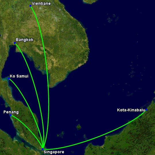 aviationrmaps's tweet image. INCREASED FREQUENCIES
*Bangkok; increase to 42w from 39w from OCT25
*Koh Samui; increase to 28w from DEC25
*Kota Kinabalu; increase to 10 from 7 weekly from FEB26.
*Penang; increase to 28w from 21w from NOV25
*Vientiane; increase to 7w from 5w from DEC25

#scoot
