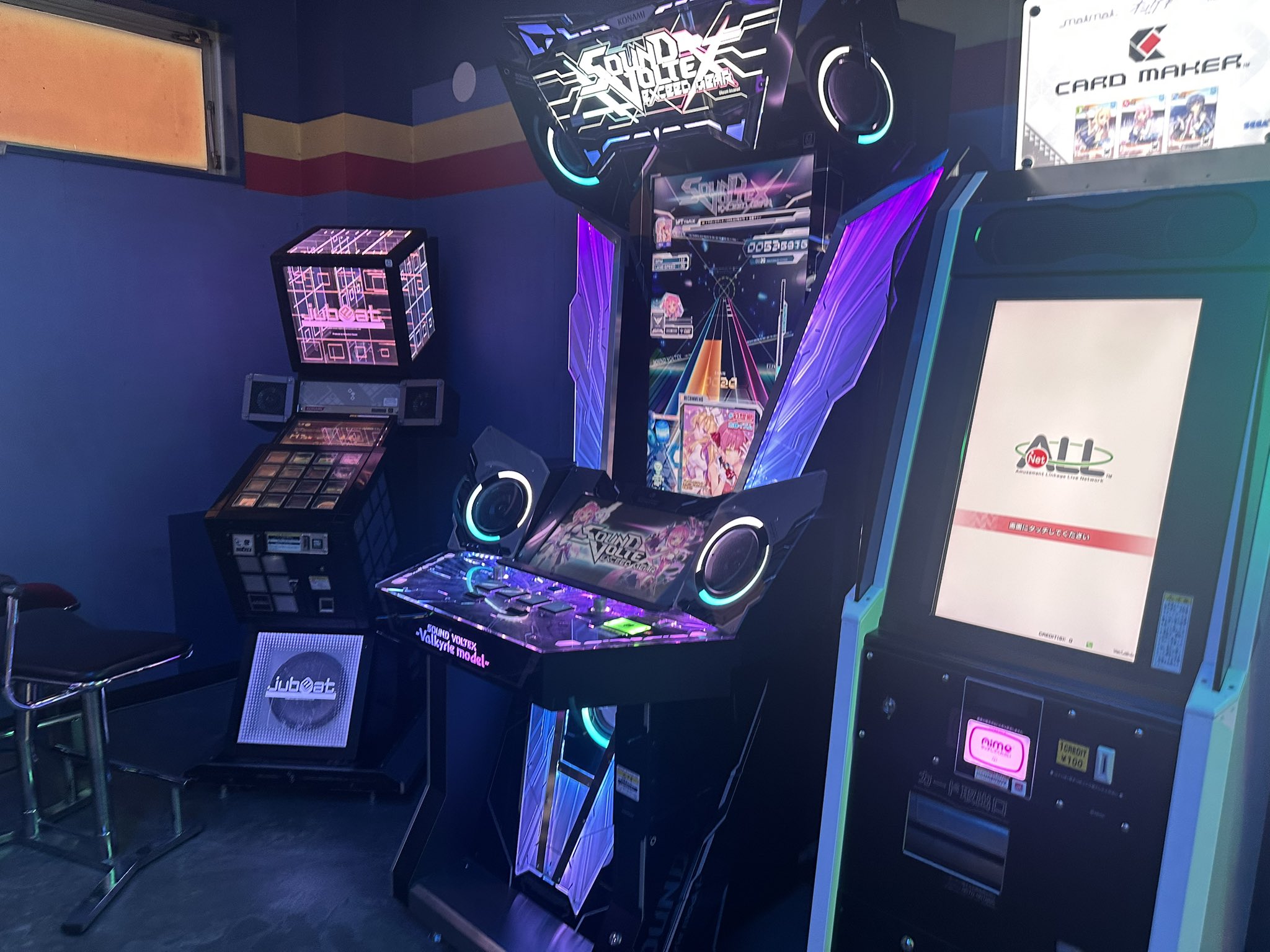 サウンドボルテックス SOUND VOLTEX 筐体用看板 SOUND VOLTEX EXCEED